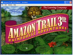 Amazon Trail 3rd Edition: Rainforest Adventures Title Screen